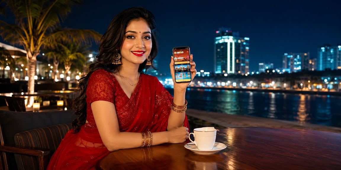 Mobile Casino Bonus with Saree-Clad Model in Bogura